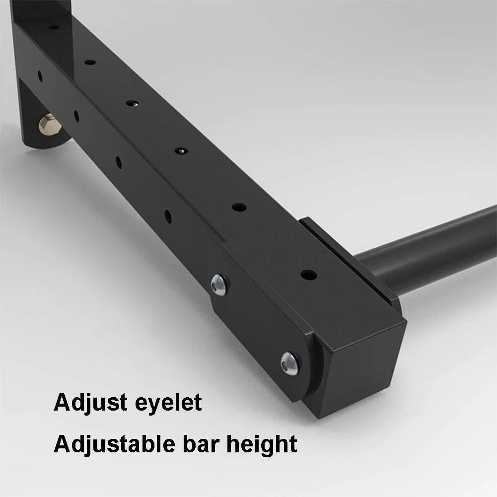 Fitnessgeräte Klimmzugstangen Decke Haushalt Höhe Einstellbar Arm Kraft Übung(Black)