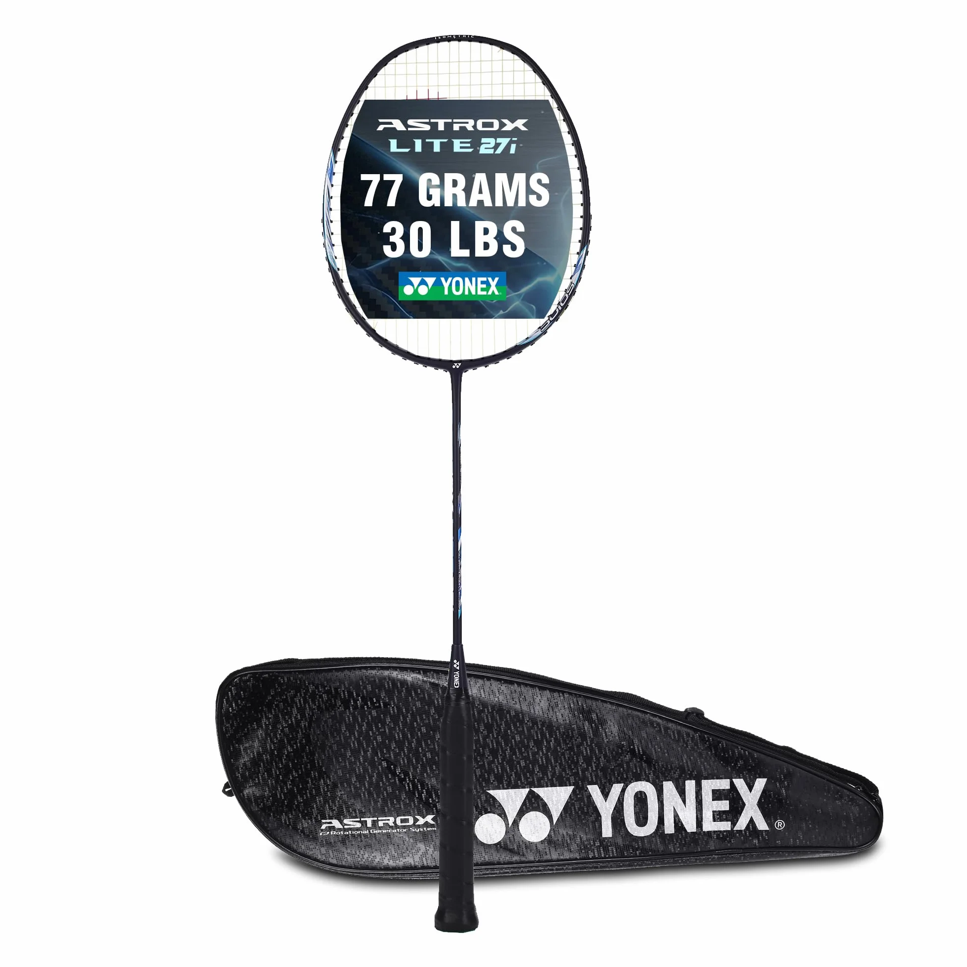 YONEXYONEX Astrox Smash Badminton Racket, Black/red