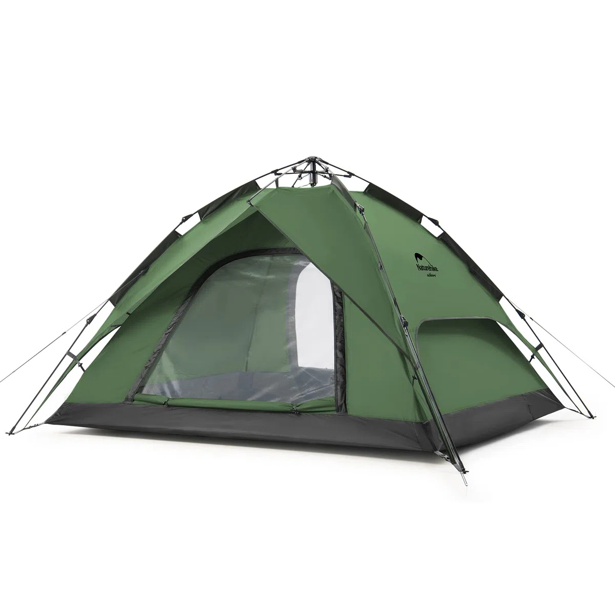 Naturehike Pop Up Zelt Wurfzelte Automatik Campingzelt 3-4 Personen Doppeldeck Kuppelzelt Großes Familienzelt mit Tragetasche