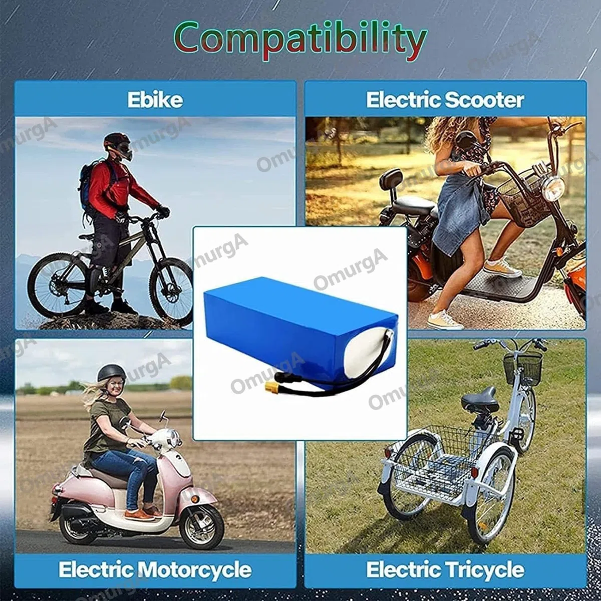 Ebike Batterie 48V 20Ah Fahrrad Akku Eingebauter BMS Wasserdichter PVC Pedelec Akku Mit Ladegerät XT60/T Plug Batterie Pack Für 200W 500W 1000W Elektrofahrräder Scooter