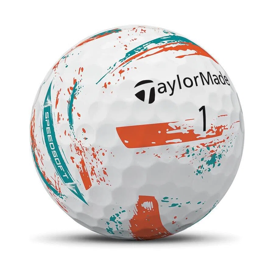 TaylorMade Golf Speed Soft Ink NFL Golf Balls