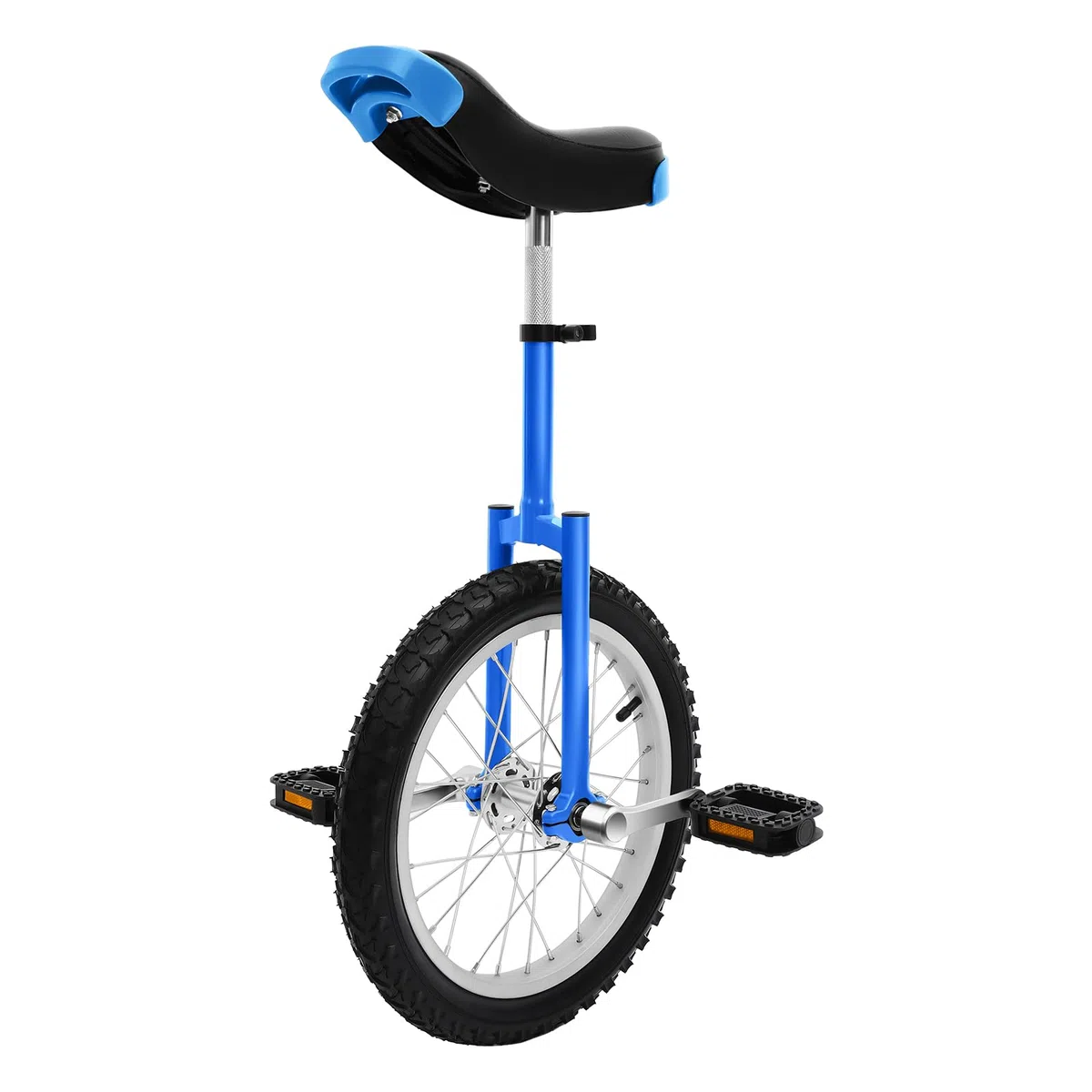 16 Zoll Einrad, Höhenverstellbar Einrad Balance Training, Gleichgewichtstrainingeinrad für 1,2–1,55m Radfahrer, Einradständer für ab 7 Jahren, Kinder, Erwachsene und Fachkräfte