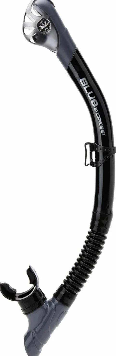 CRESSI Musa & Scilla Black- Mask & Snorkel Kits, Schwarz, Einheitsgröße, Erwachsene