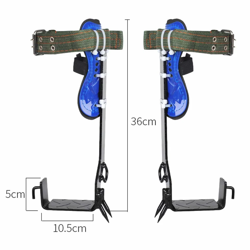 Baumklettern Ausrüstung Set, 100KG Tree Climbing Spike, Baumkletter Werkzeug mit Sicherheitsgurte und Seile, für Absturzsicherung,Baumpfleger,Baumkletterer