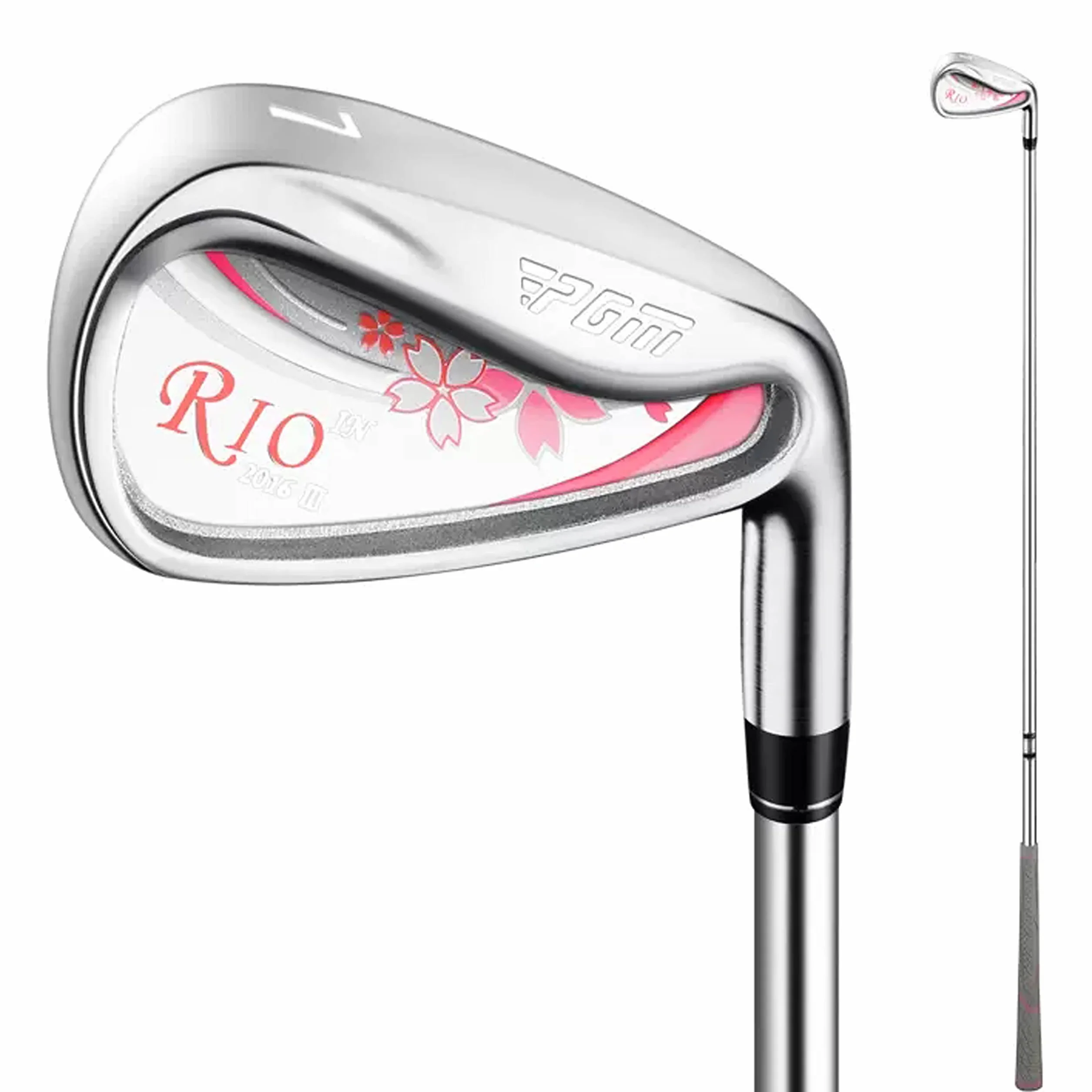 PGM Golf Club Rio 2016 III Damen #7 Eisen - Stahlschaft - Rechtshänder Einzelschläger für Anfänger Training und Wettkampf