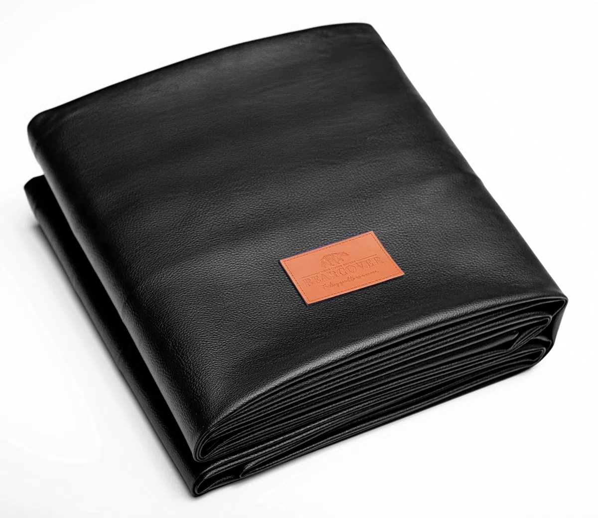 Heavy Duty Leatherette Billiard Pool Table Cover, Waterproof & Tearproof Cover for Pool Table 7/8/9FT (8FT Black/Faux Lambskin)