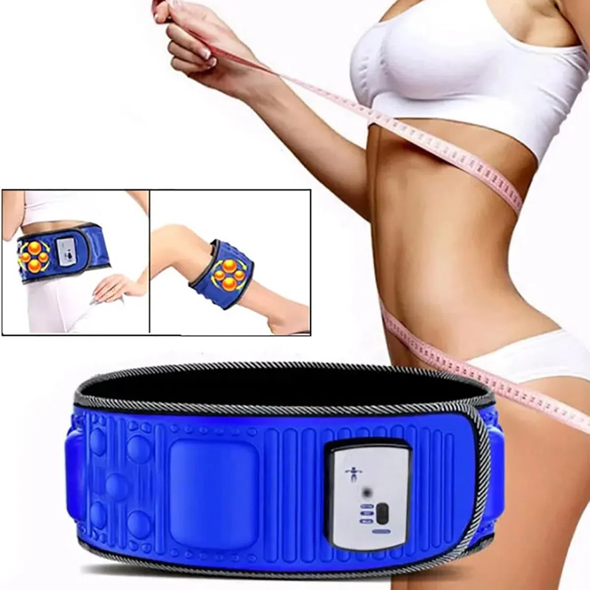 Elektrischer Vibrationsgürtel zur Gewichtsreduktion, einstellbare Geschwindigkeit für Fettverbrennung, ideal für Männer und Frauen, die Bauchreduktion suchen