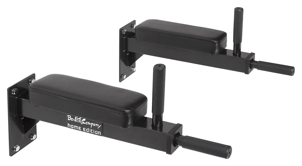Bad Company Dip-Station zur Wandmontage I Dips-Barren zur Anbringung an der Wand für das Homegym I Parallettes I BCA-46