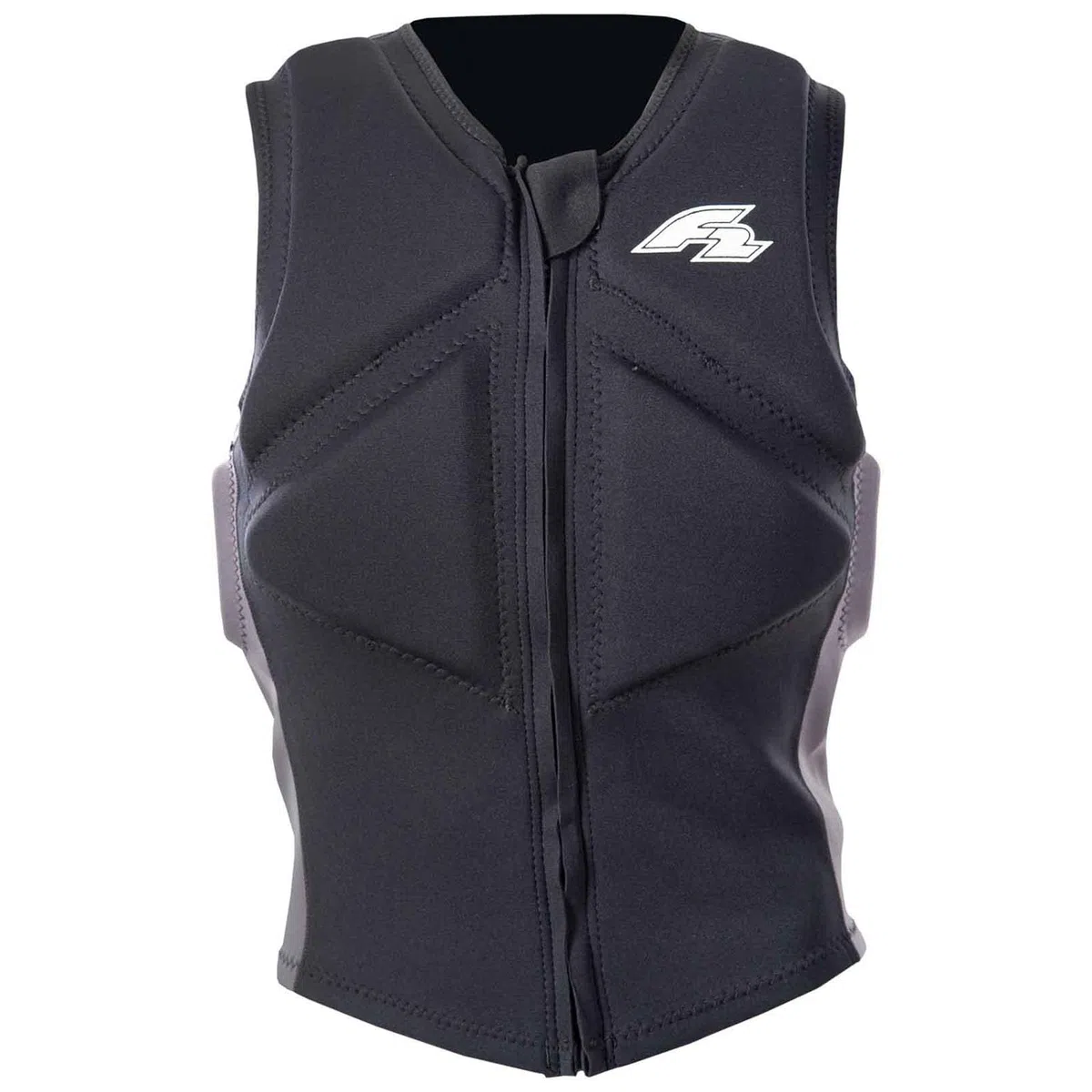 F2 Herren Prallschutz Weste Kite & Surf Weste S-XXL Größe wählbar Schwarz