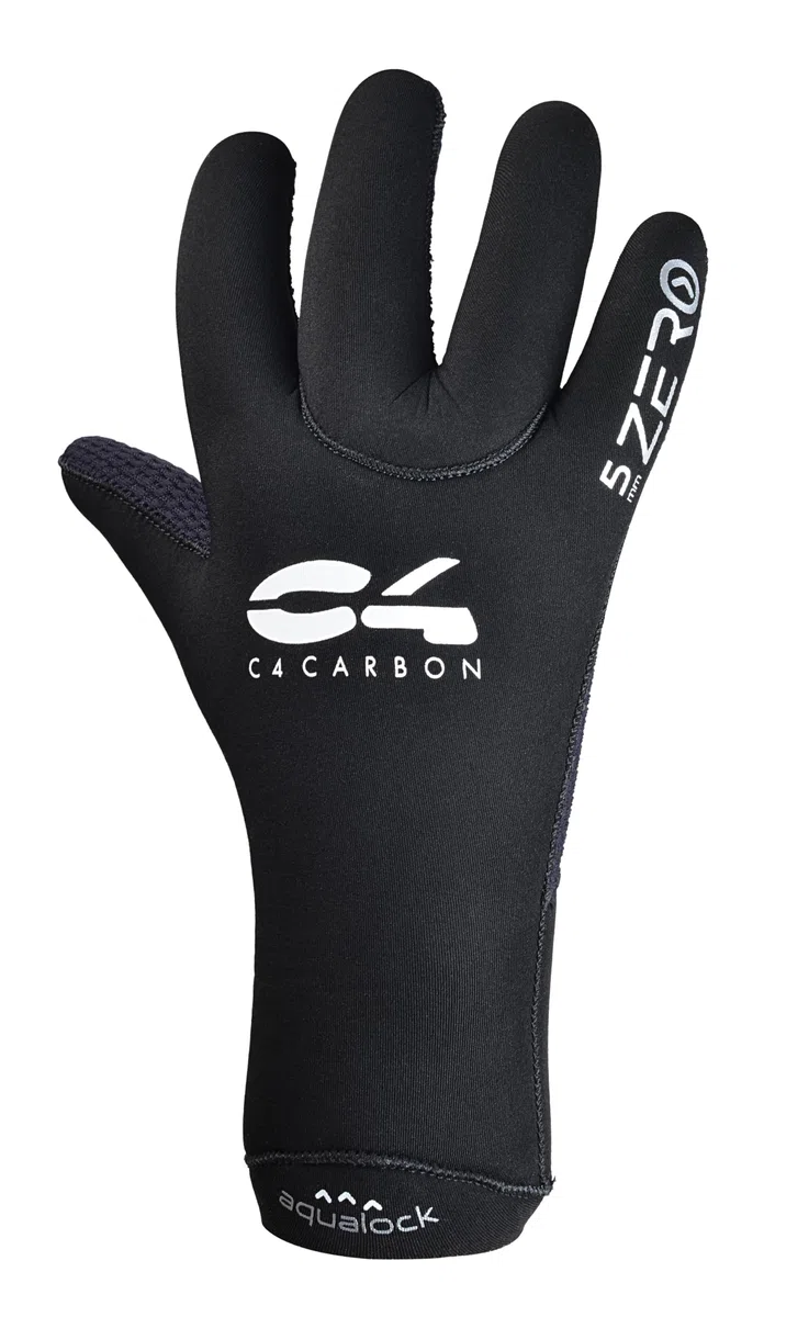 C4 Zero Dry Neopren-Handschuhe, 2 mm, 3,5 mm, 5 mm, Unterwasserfischen