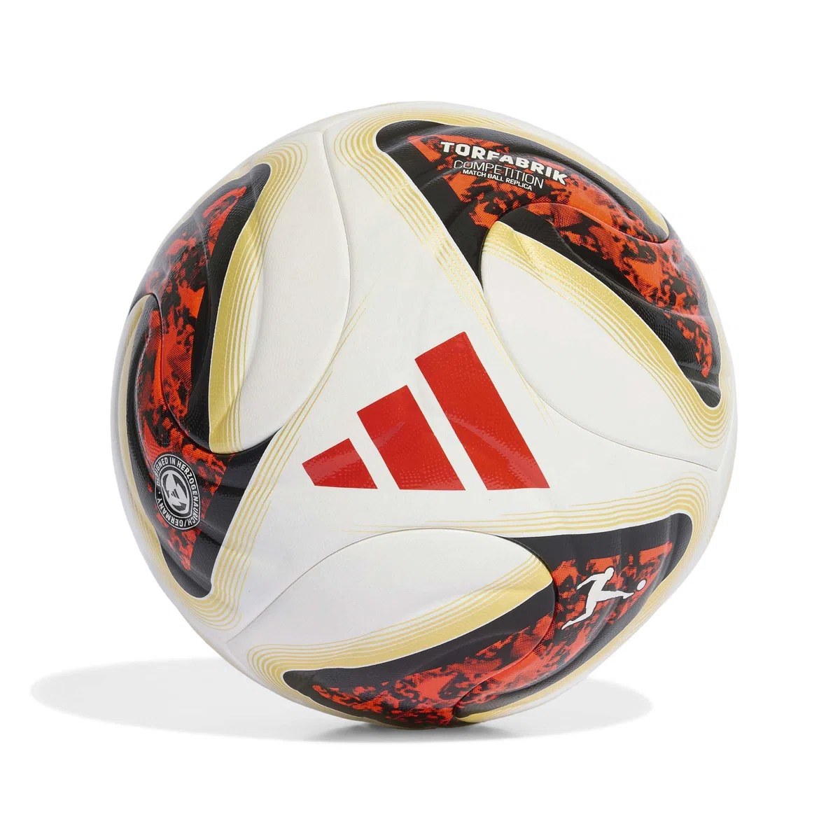 adidas Unisex Bundesliga 26/27 Torfabrik Competition Recreation Ball, White/Black/solar red/Pantone, 5
