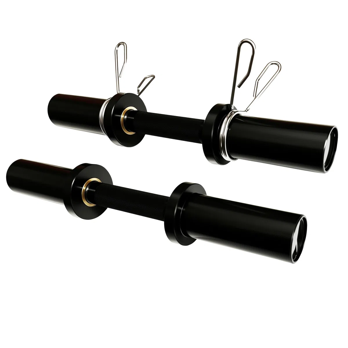 qibylift Olympic Kurzhantelstange 50mm - Verstellbare Dumbbell Bars für Hantelscheiben, gewichte hantel langhantel 16" Dumbbell Set Ideal für Home Gym & Krafttraining