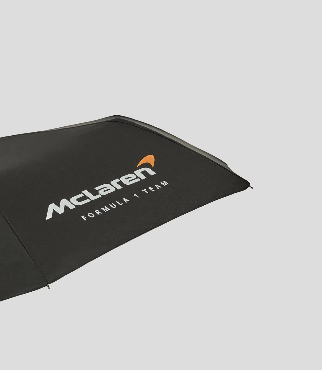 McLaren F1 Team kompakter Regenschirm, offizielles Merchandise, Phantomgrau, Phantomgrau, Compact