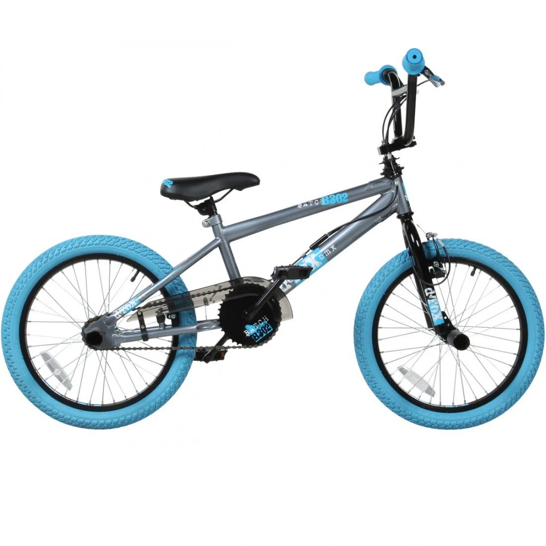 deTOX 18 Zoll BMX für Kinder 115-140 cm Mädchen Jungen ab ca, 5 Jahre Freestyle Fahrrad mit Pegs und 360° Rotor Kinderfahrrad Unisex Rad mit Bremsen