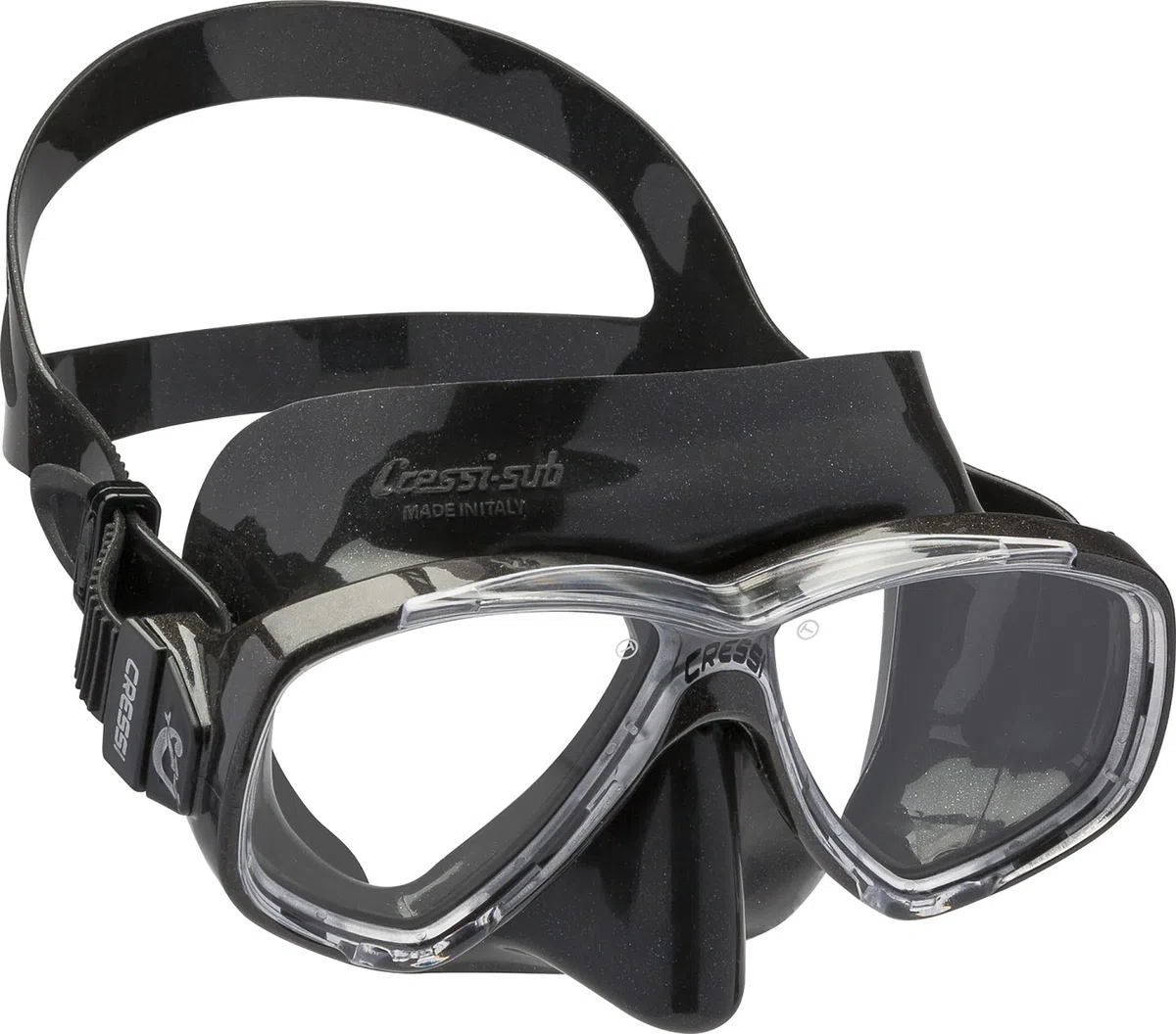 Cressi Pluma/Pluma Bag - Premium Flossen Set, Schwarz/Silber - Schnorchel Set, 41/42 & Unisex-Erwachsene Onda Mare Schnorchelset Tauchset Taucherbrille, Schwarz, Einheitsgröße