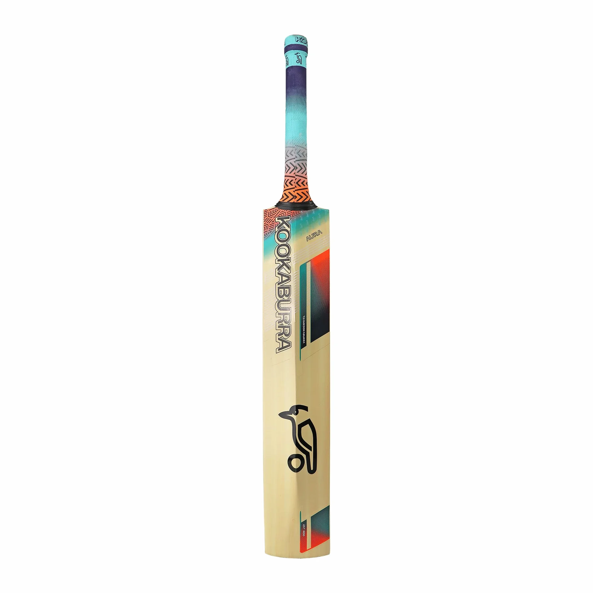Kookaburra Uni Jugend Aura 10.1 Cricket Bat-Short Handle Junior Cricketschläger, rosa/blau, Kurzer Griff