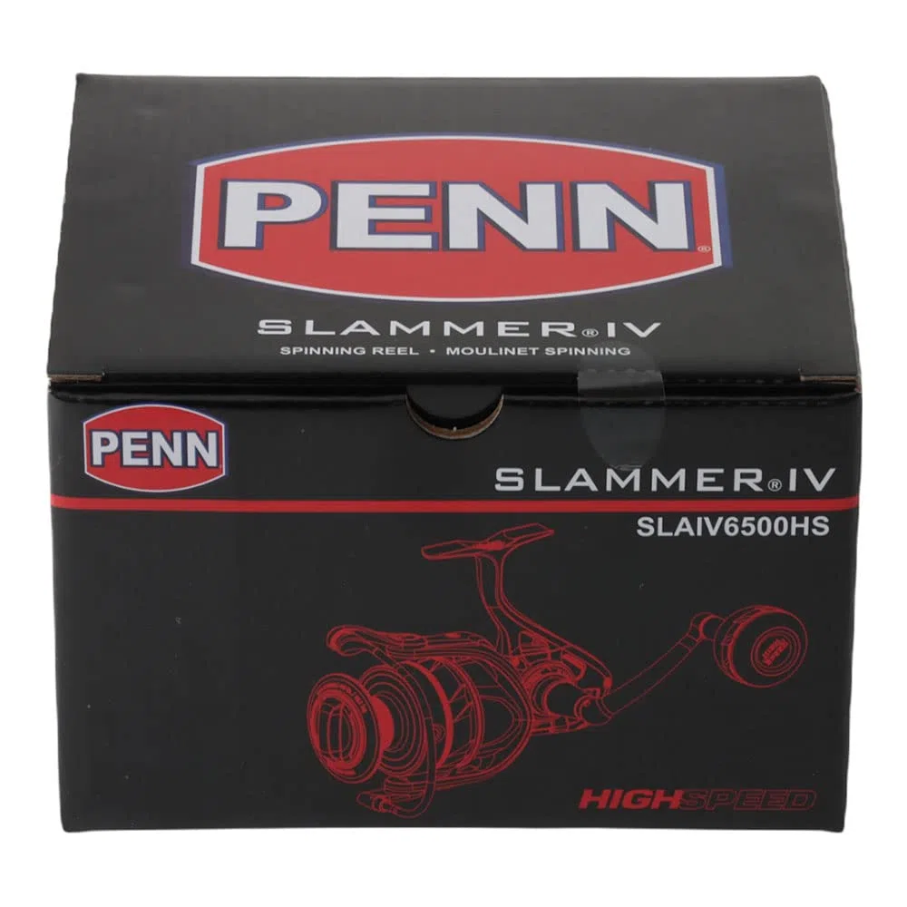 PENN Slammer IV Salzwasser-Spinnrolle – Vollmetall-, Hochleistungs-Spinn-, Jigging- oder Köderrolle – Boot, Ufer, Kajak