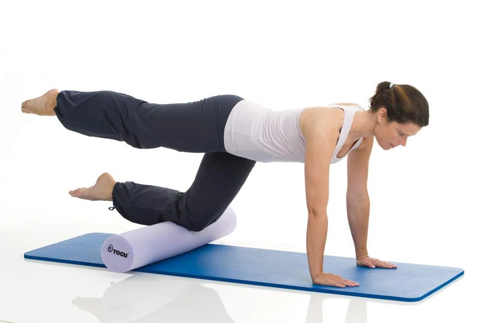 Togu Pilates Foamroller Premium, Lila, 90x15 cm