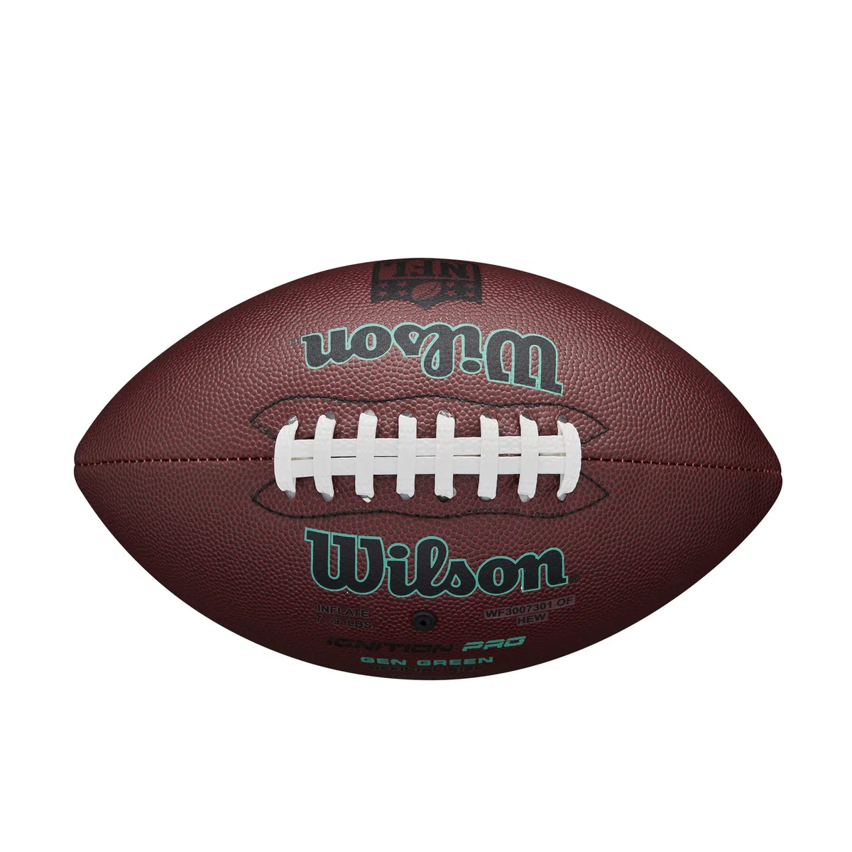 Wilson NFL Ignition Pro Eco Fußball, Braun, Größe Pee Wee