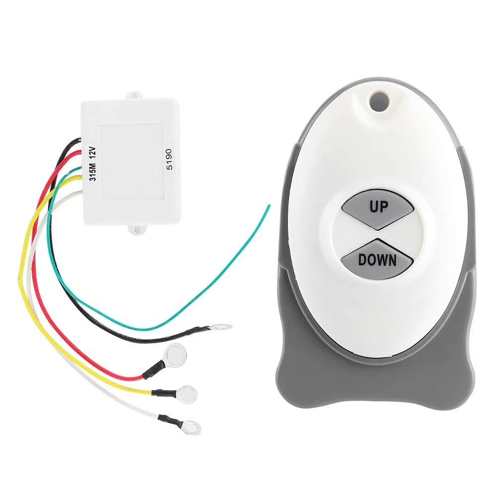 Anchor Remote Ankerwinde Funkschalter 12V Anker Ankerwinde Funkschalter Empfänger Wasserdichter Segelverkleidungsregler Zugang zum Marineboot