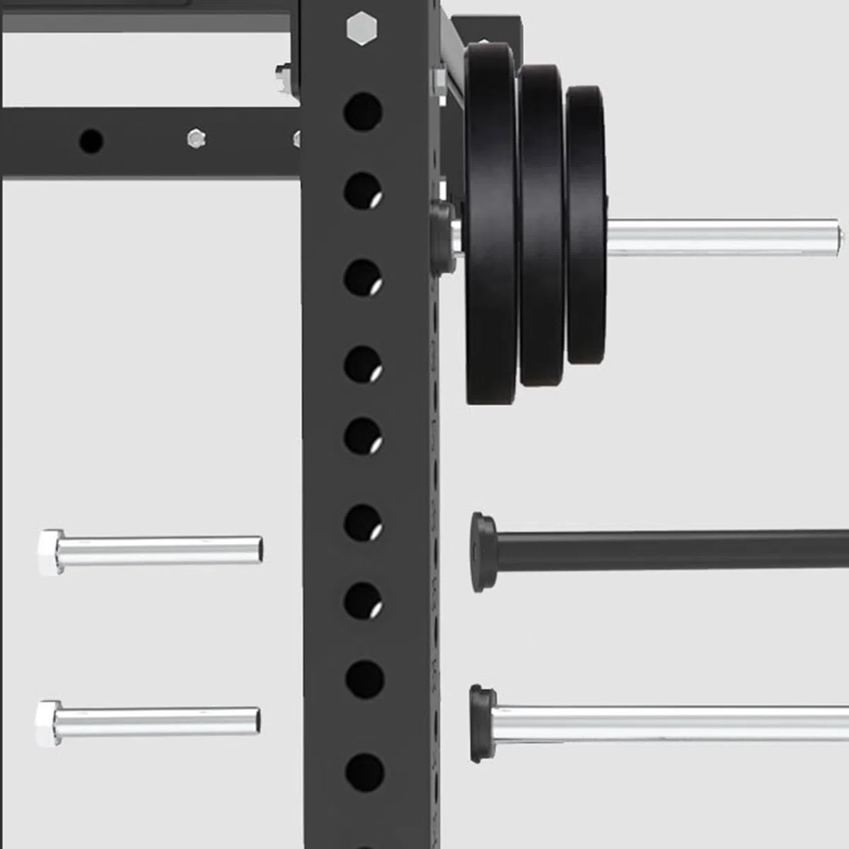 Halter Für Hantelscheiben, Edelstahl Hantelscheiben Aufbewahrung für Fitnessstudio, Stabile Und Platzsparende Barbell Zubehöre