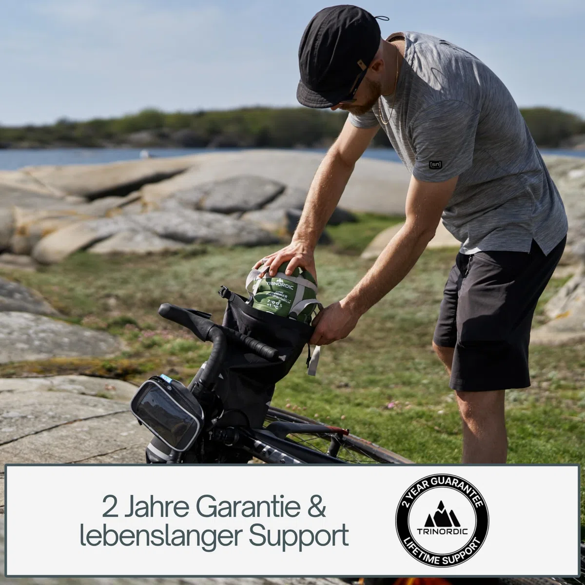 Trinordic Ultraleichter Sommerschlafsack – Mumienschlafsack für Erwachsene, Kompakt & Leicht, Ideal für Camping, Wandern, Trekking & Bikepacking