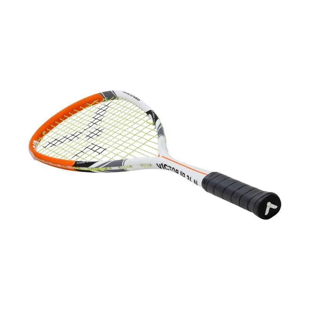 VICTOR IP 3L N Squash Racket, 120 g, medium Balance with Teardrop/Open Throat headform, Strung, Racket Cover Included