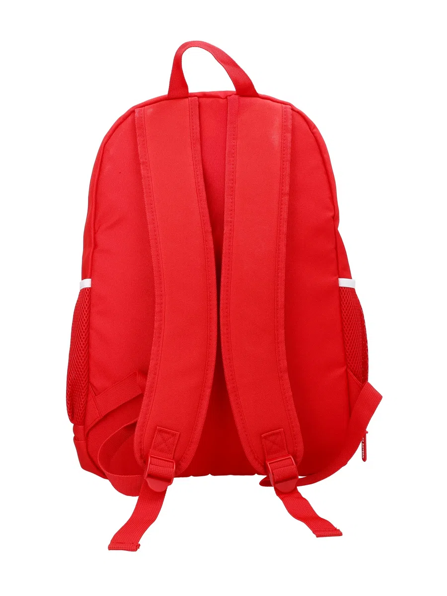 FC Bayern München Schulrucksack - Logo Badge Rubber - Rot | Rucksack FCB