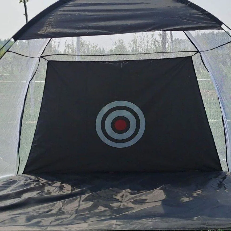 Hrippy Golf Schlagen Net 2m Golf Schlagen Übung Netto Tragbares Golftraining Ausrüstung Streikkäfig Für Innengartengolfzubehör