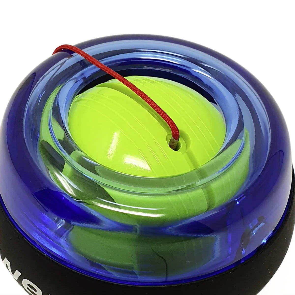 Powerball Max Red, gyroskopischer Handtrainer mit rotem Lichteffekt inkl. Drehzahlmesser, transparent-rot, das Original von Kernpower