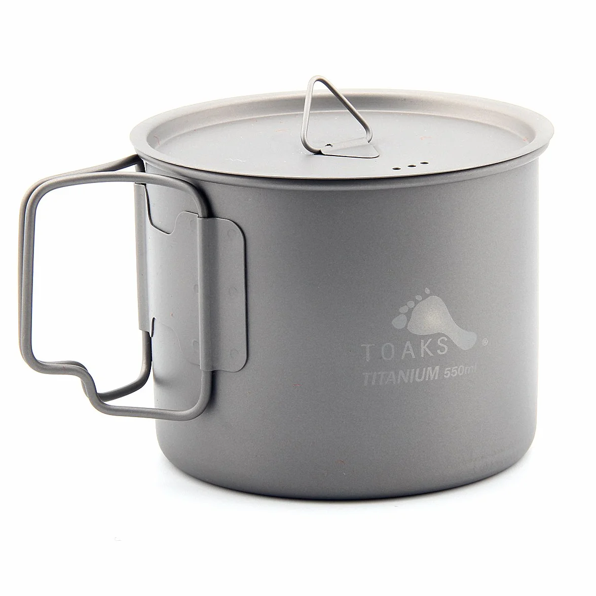 Ultraleichter Titan-Kochtopf von Toaks, TOA-POT-550-L, 550