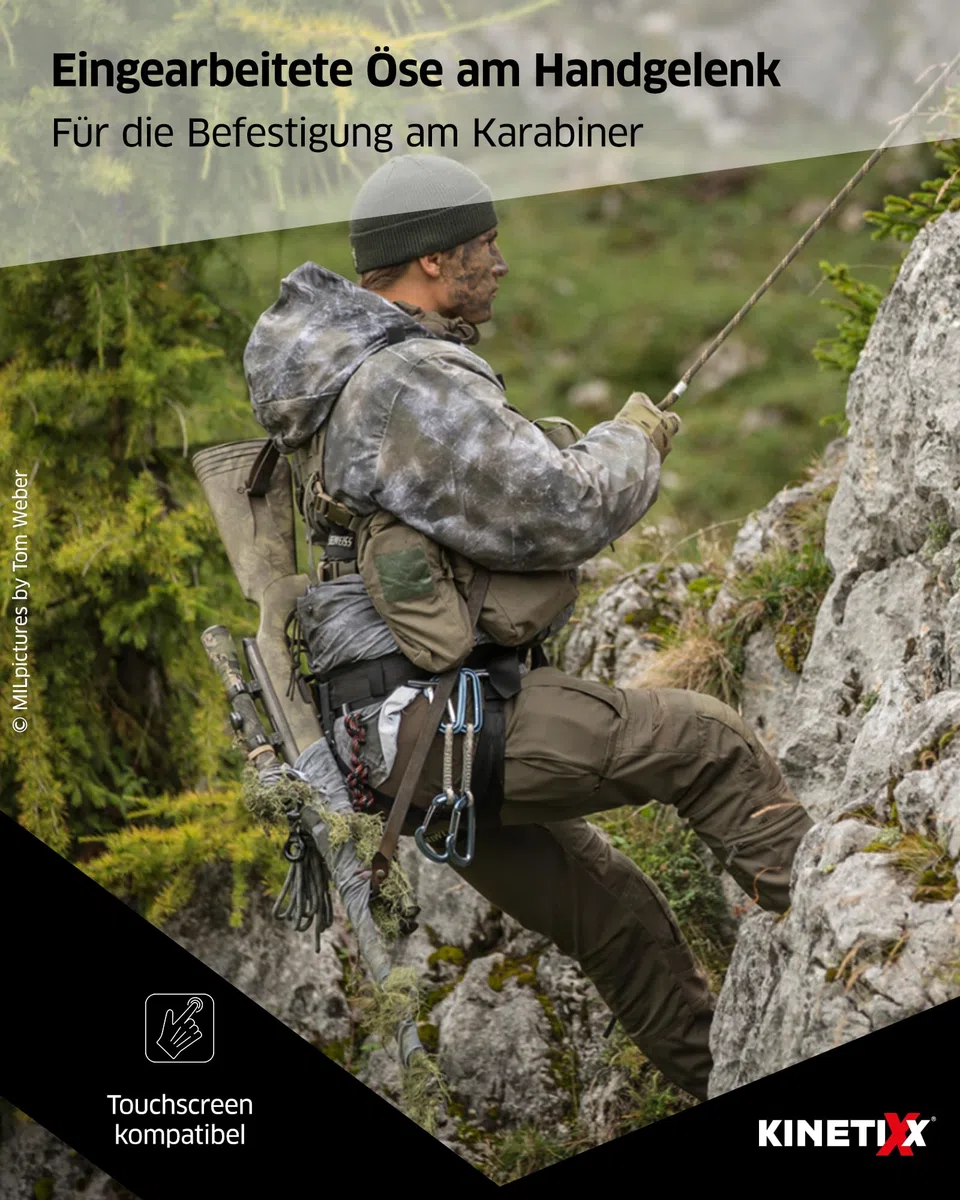 KinetiXx Abseil- und Kletterhandschuh X-Roar coyote I