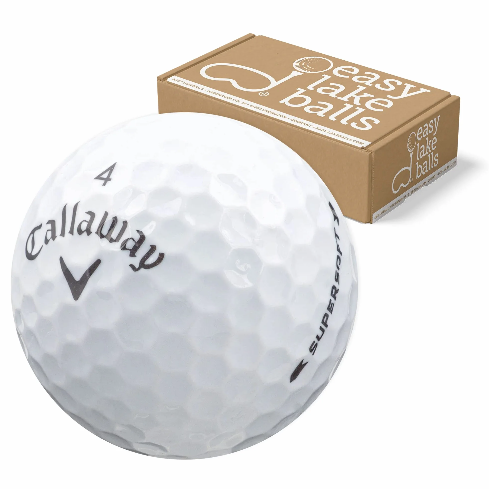 50 Supersoft LAKEBALLS/GOLFBÄLLE - QUALITÄT AAA/AA