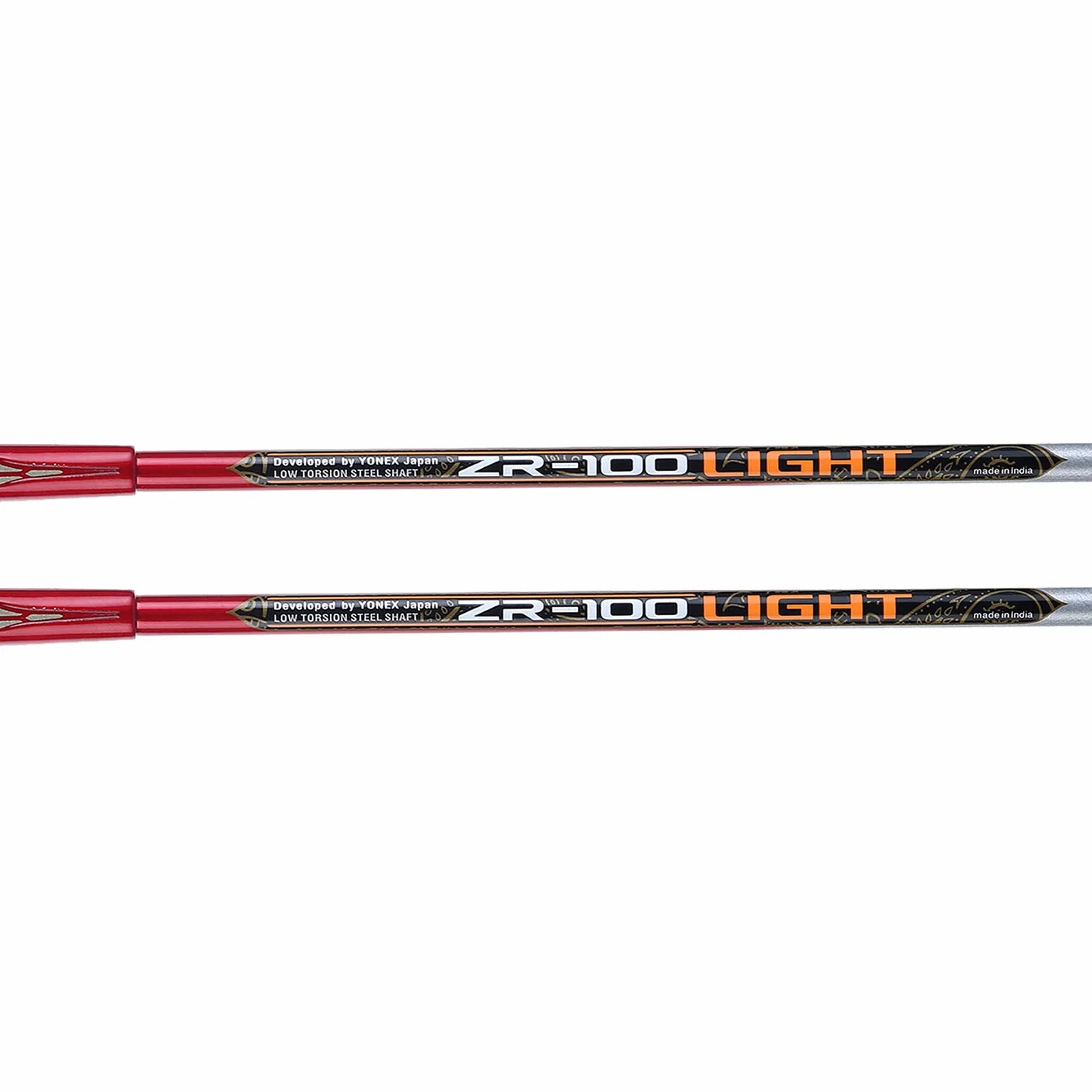 Yonex ZR 100 Leicht-Badmintonschläger aus Aluminium mit Vollabdeckung, 2er Set | Made in India