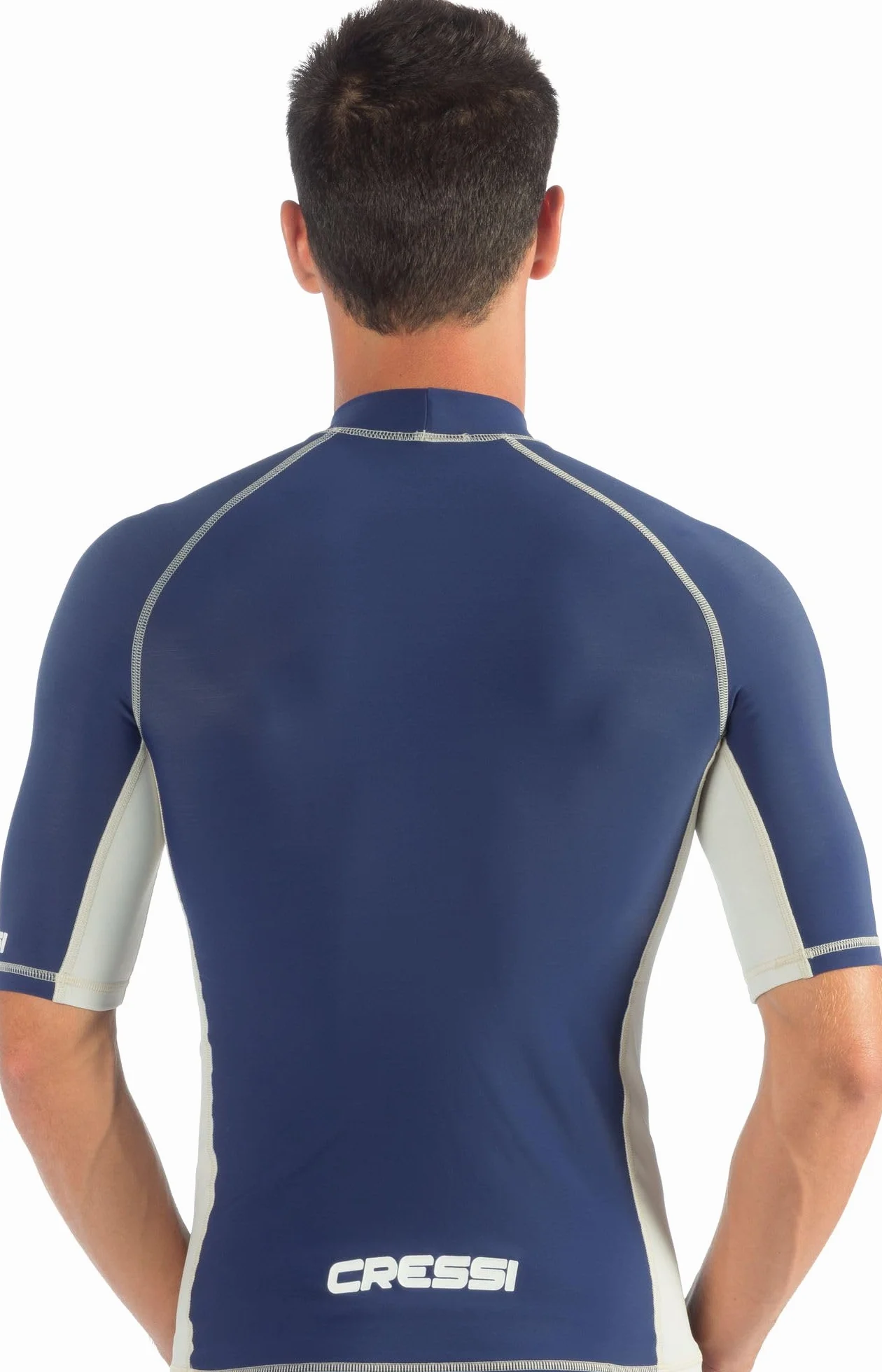 CRESSI Herren Cressi Rash Guard Lange Ärmel aus elastischem Stoff für Erwachsener UV-Schutz (UPF) 50+ (1er Pack)