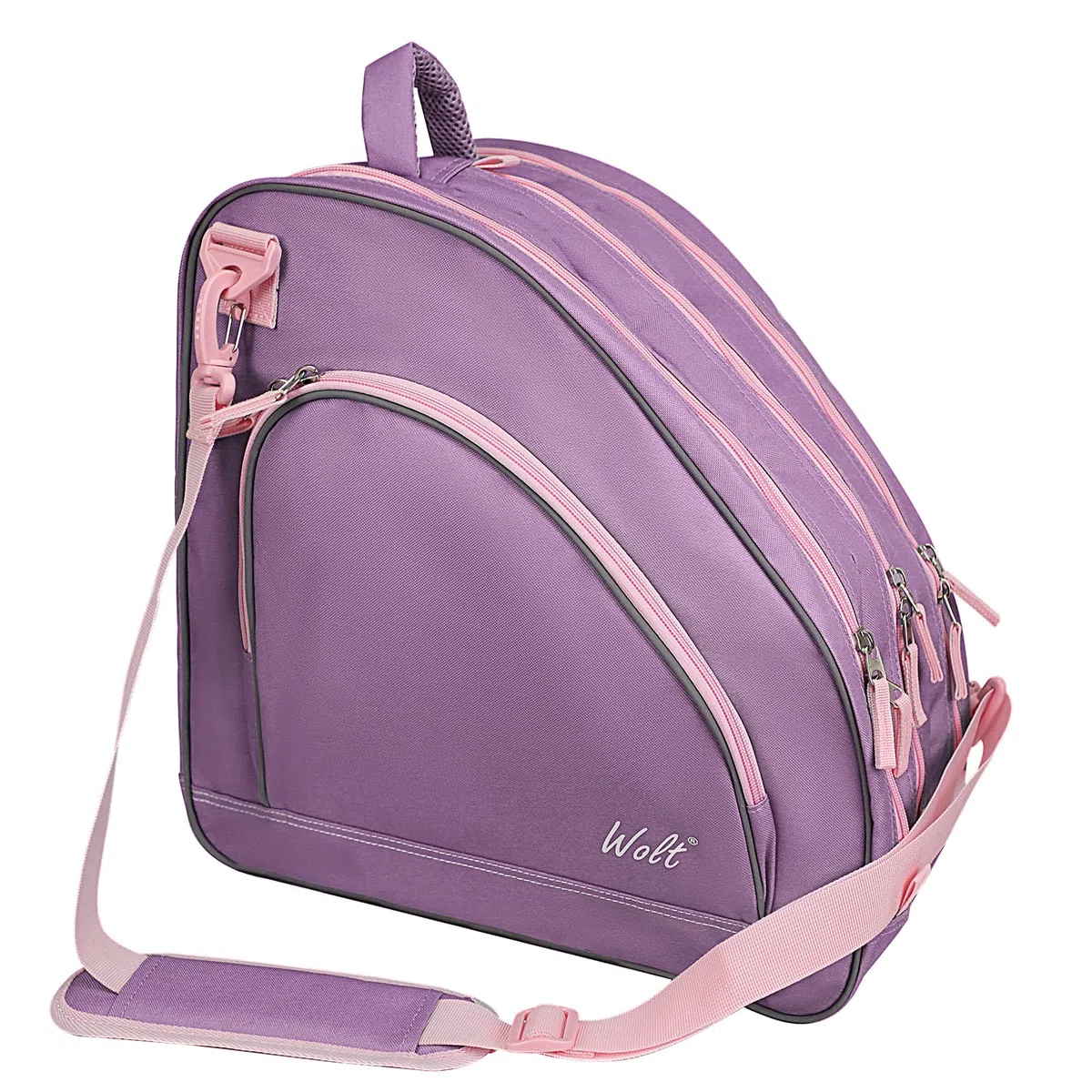 WOLT Schlittschuhtasche Rollschuhtasche | Inline-Skate-Tasche, Premium-Tasche und modische verstellbare Umhängetasche für Jugendliche und Erwachsene.