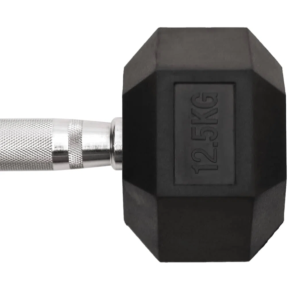 Kurzhanteln 2 Stk. 12,5 kg Gusseisen mit rutschfestem Griff für Krafttraining, Muskelaufbau, Homegym, Fitnessstudio, verstellbar, langlebig, ergonomisch, vielseitiges Sportzubehör
