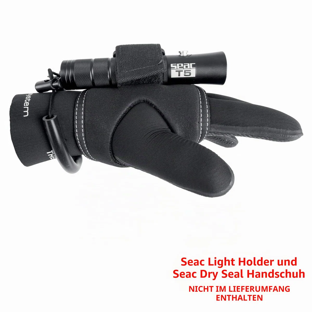 SEAC R5, Tauchlampe 500 Lumen, 1 LED CREE XPG2, Aufladbare Li-Ion Batterie, 300gr