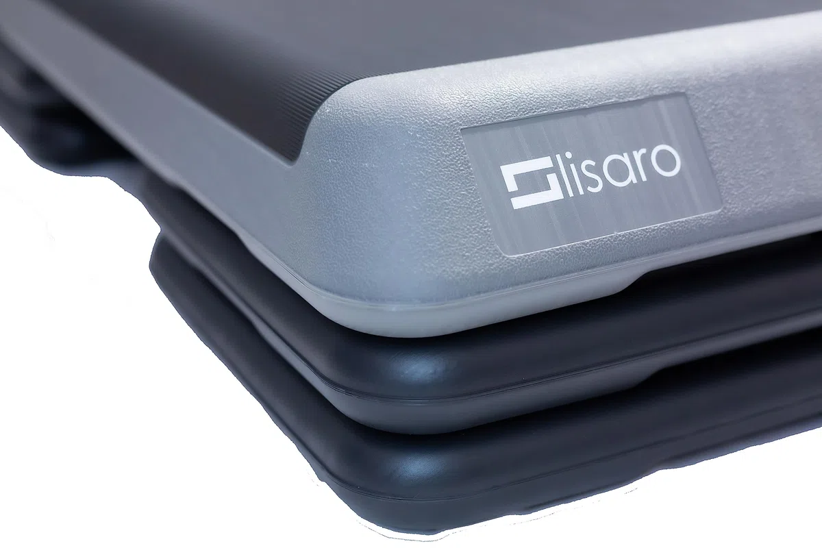 LISARO Aerobic Stepper XXL, Fitness Stepper, rutschfeste Heimfitness-Trainingsgeräte. höhenverstellbare (10/15/25 cm) Plattform, 110x42cm Stepp-Bench für Fitness, Workouts zu Hause und im Studio