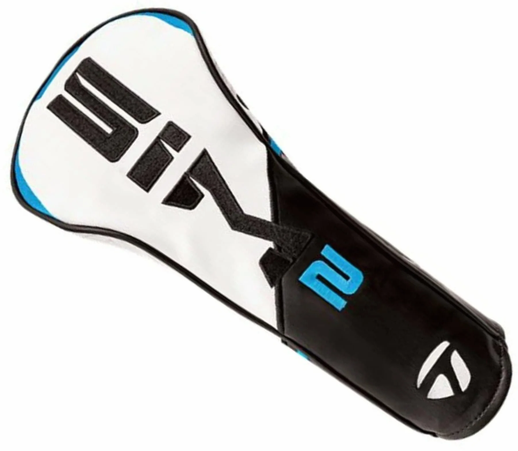 TaylorMade Golfschlägerhaube Sim2, Fairwayholz, Schwarz/Weiß/Blau/Limettengrün