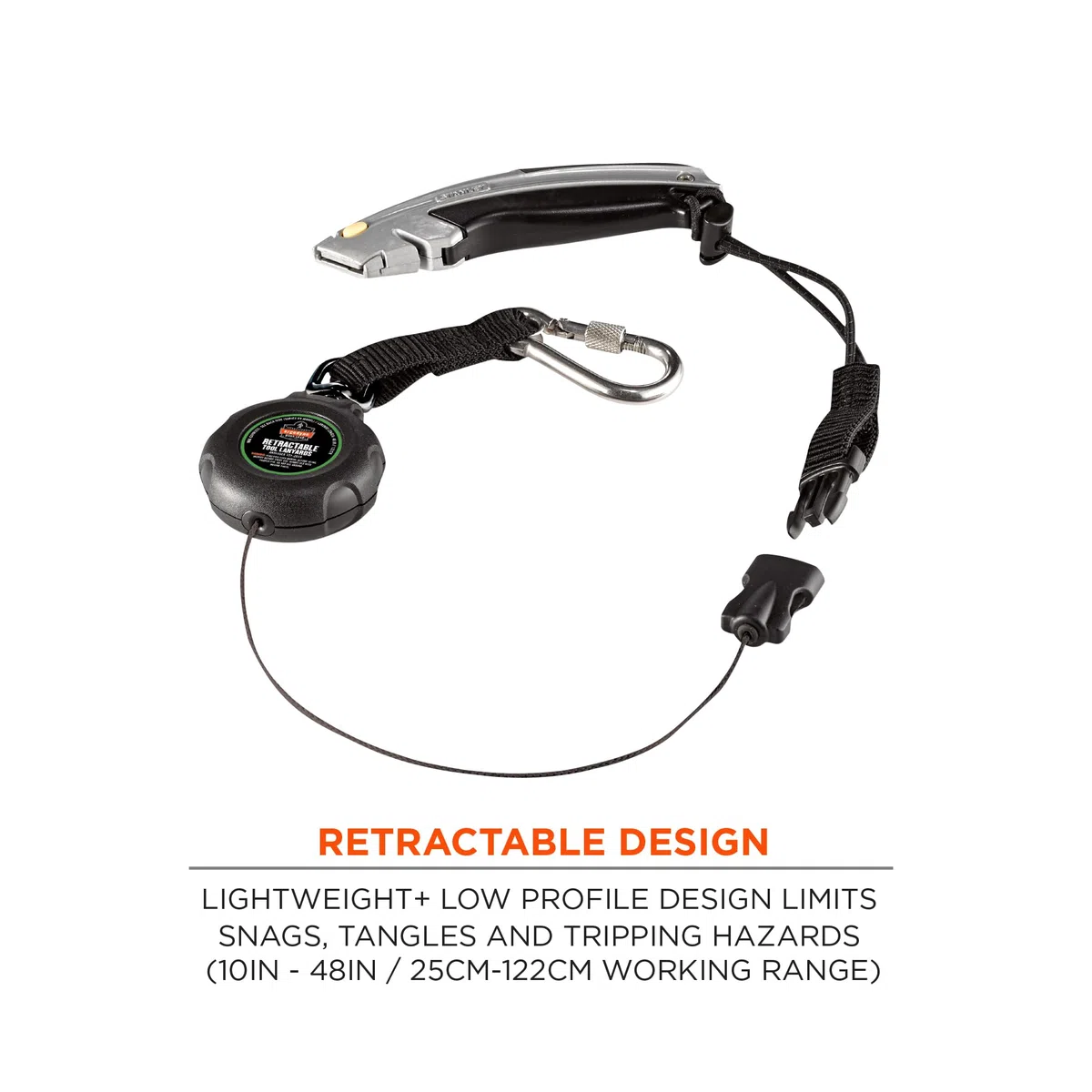 squids 3001 2 lb mit Einzelkarabiner mit Schlinge, Schwarz