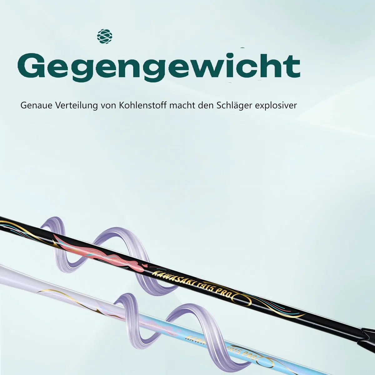 Professioneller Badminton Schläger, A1 TAAN Carbon Badmintonschläger High Tension 5U Ultra-Light Badminton Set mit Griffbänder & Schlägertasche-1915 Pro(Get Strung)