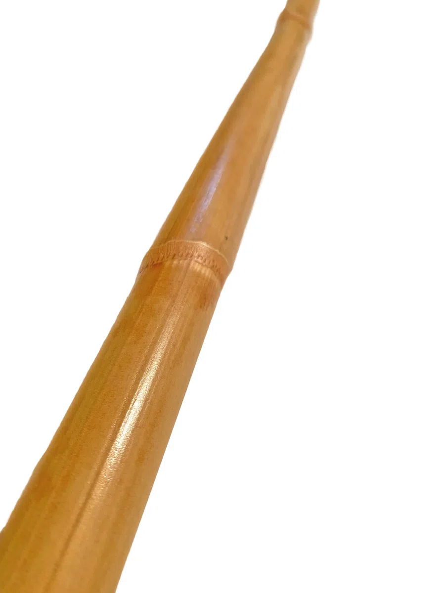 Jo Stab Rattan ungeschält - 127 cm - mit Schale - Trainingsstock Holz Hell - Aikido, Iaido, Kempo, Kobudo, Kampfkunst, Vollkontakt