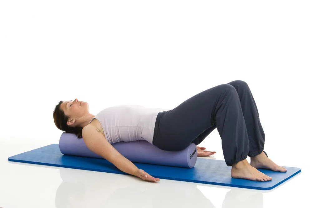 Togu Pilates Foamroller Premium, Lila, 90x15 cm