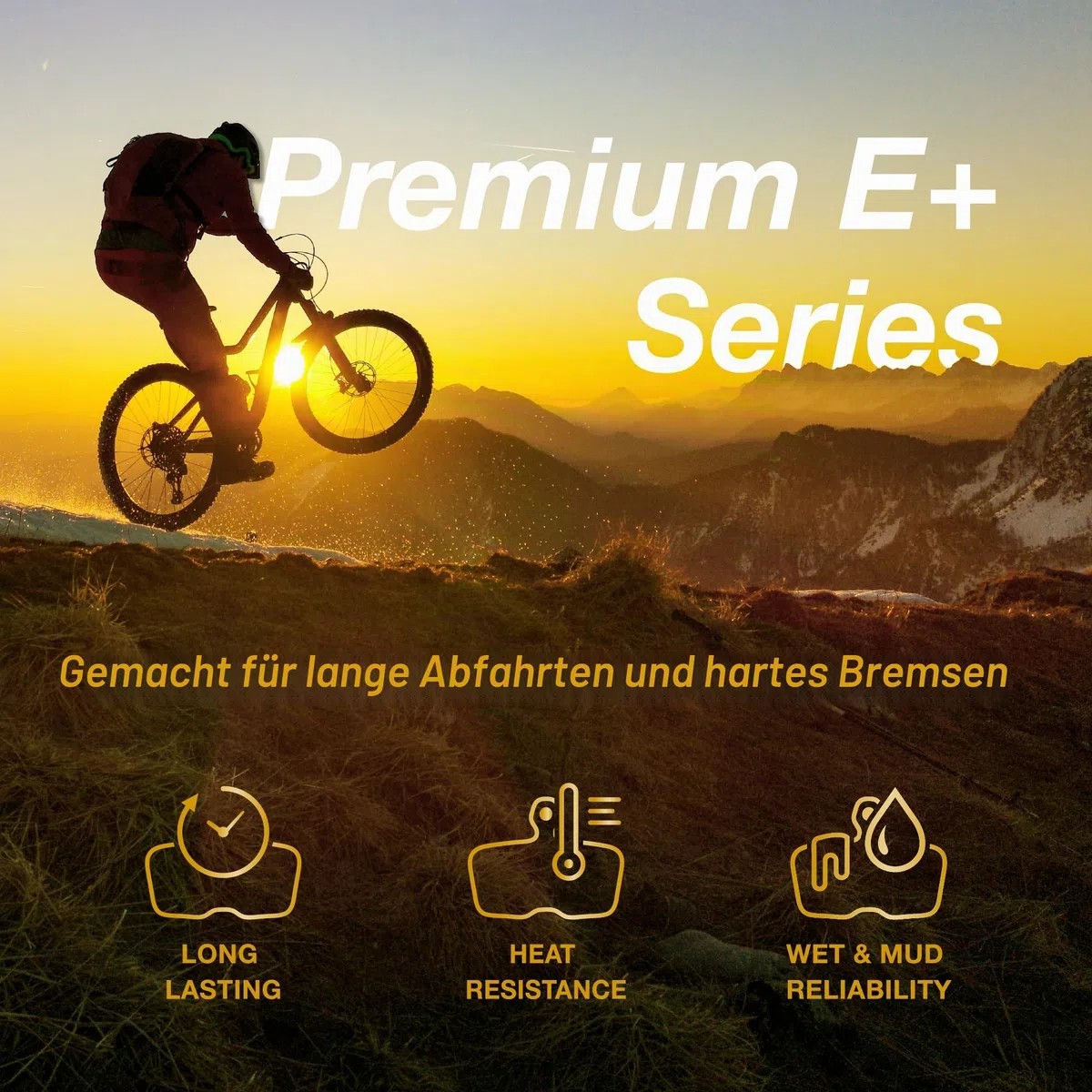TOP BRAKE Scheibenbremsbeläge kompatibel mit SRAM AVID Code R RE RSC, DB8, Motive | MTB eMTB Downhill Trail Enduro All Mountain | 2026 iF Design Award