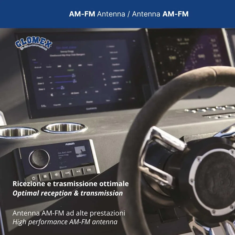 ANTENA AM/FM - 300 MM - GOMA - 3 M - I