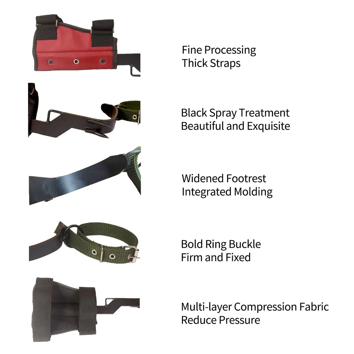 Kletterspitzen,Baumkletterspikes Stange für Baumarbeiten, Jagen, Obstpflücken - Verstellbare Kletterbaumspitzen mit Schuhen, Stiefeln, Stahlpedal