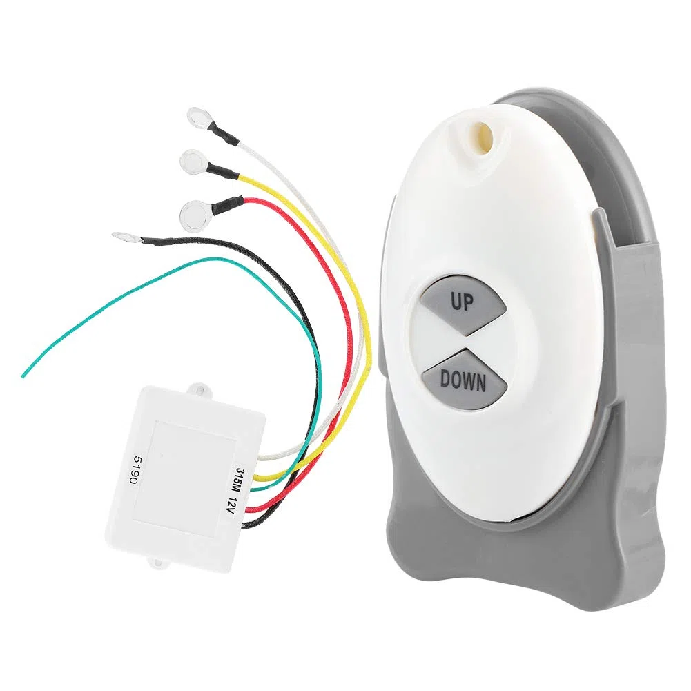 Anchor Remote Ankerwinde Funkschalter 12V Anker Ankerwinde Funkschalter Empfänger Wasserdichter Segelverkleidungsregler Zugang zum Marineboot