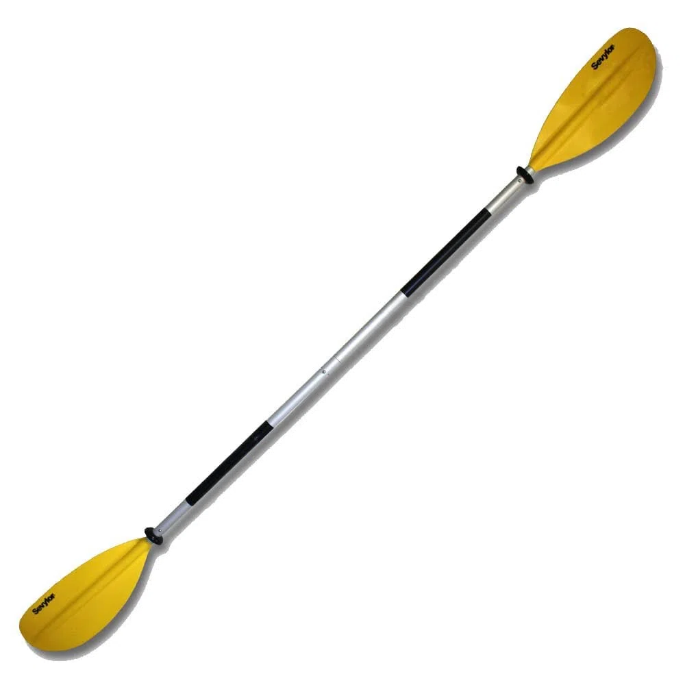 Sevylor Alu-doppelpaddel K-compact, schwarz/grau/gelb (230 x 18 cm)