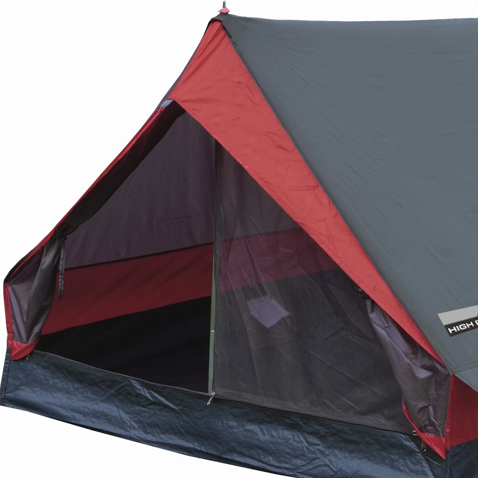 High Peak Hauszelt Minipack, Campingzelt für 2 Personen, Festivalzelt mit Wannenboden, 1500 mm wasserdicht, Ventilationssystem, Moskitoschutz, Leichtgewicht und kleines Packmaß